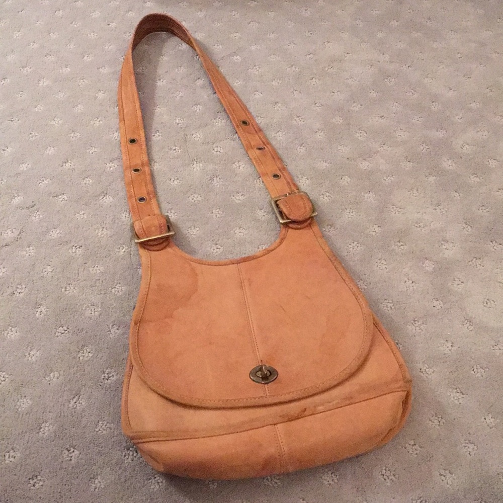 Vintage Coach Saddle Purse / Flap Bag